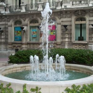 Fuentes modulares para parques y jardines